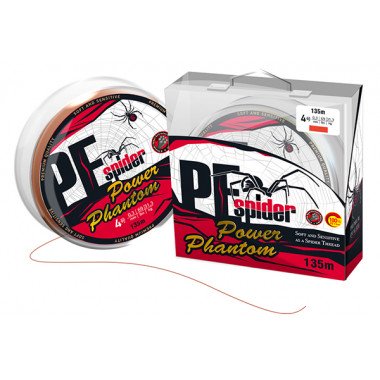 Power Phantom - PE Spider - 8X - Orange - 135mt